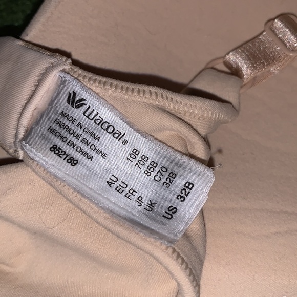 Wacoal T-shirt Lightly Lined Wireless Bra 32B - Picture 5 of 5